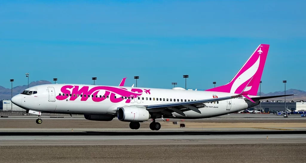 swoop boeing 737