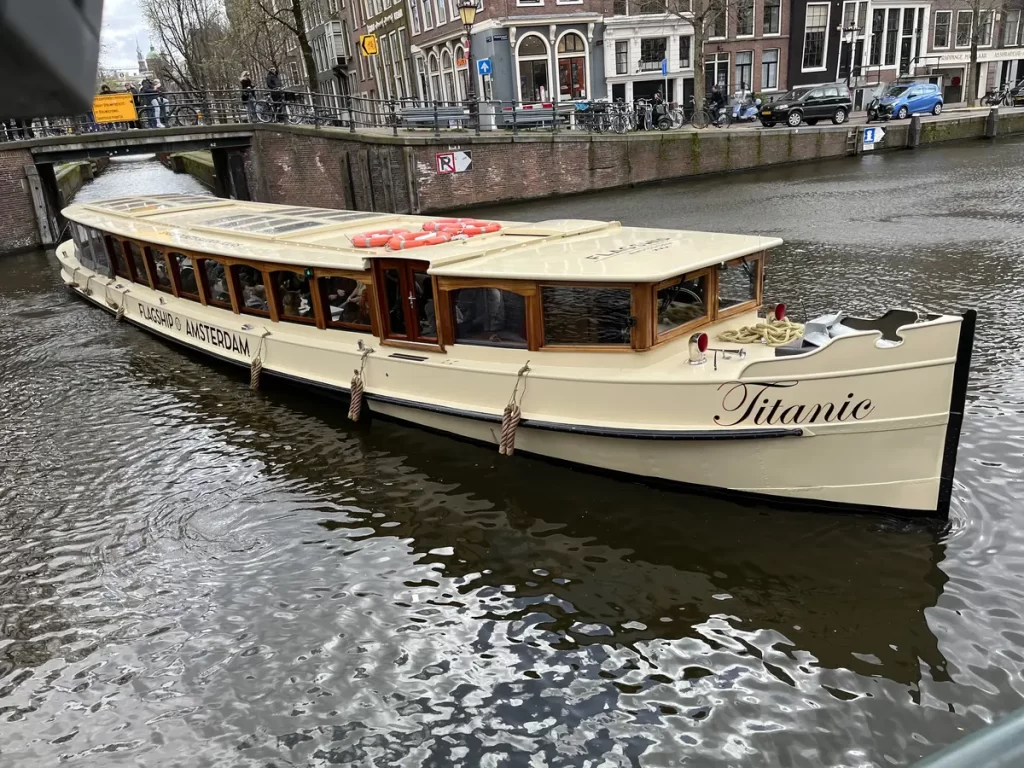 canal boat flagship titanic amsterdam