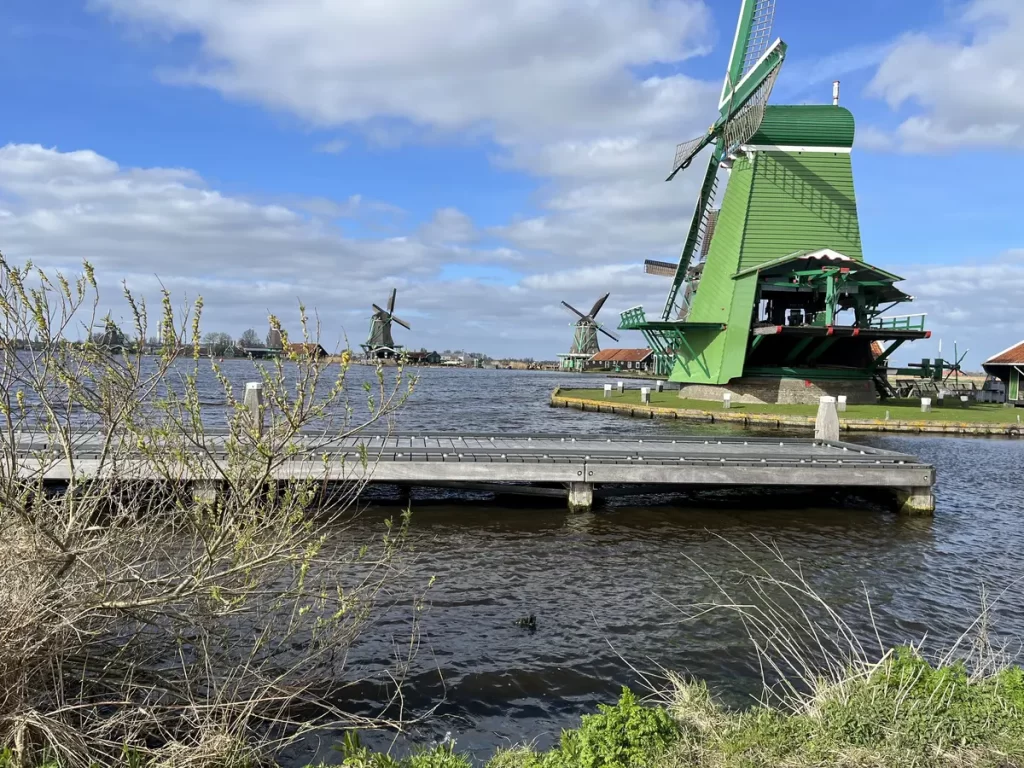 Zaanse Schans windmill tour  solo travel in amsterdam