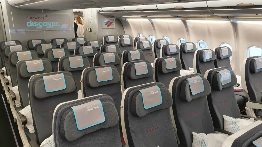 eurowings discover airbus a330 economy class
