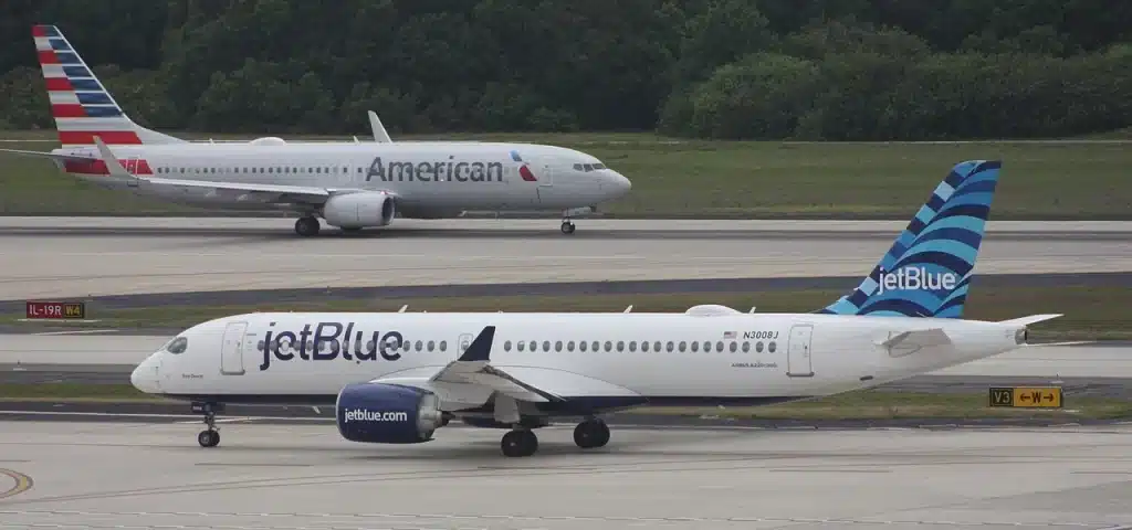 jetblue's a220 routes mostly come out of boston logan and new york kennedy