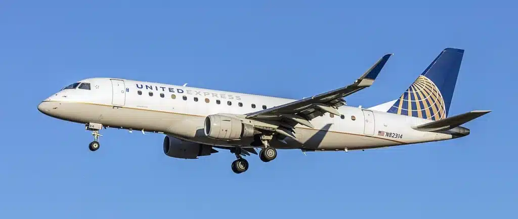 united express uses the embraer 175 on routes between newark and albany