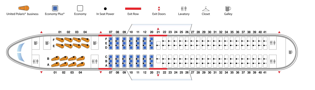 United 757-200 Seating Configuration Version 2