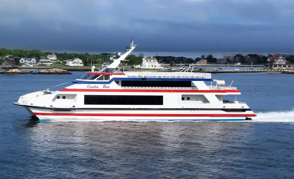 Cecilia is part of the Block Island Express Ferry fleet and also serves Cross Island Ferry routes.