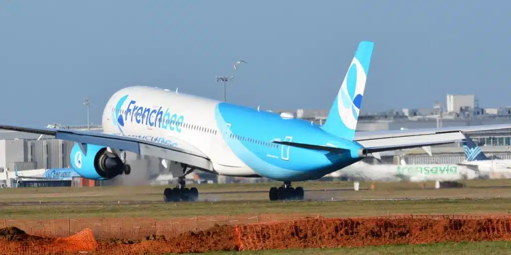 French Bee Airbus A350 Taking Off.