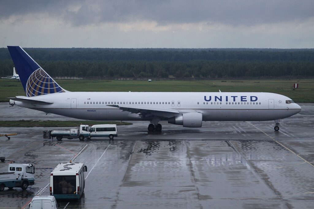 The Boeing 767 is one of the oldest aircraft types still in service with United Airlines.