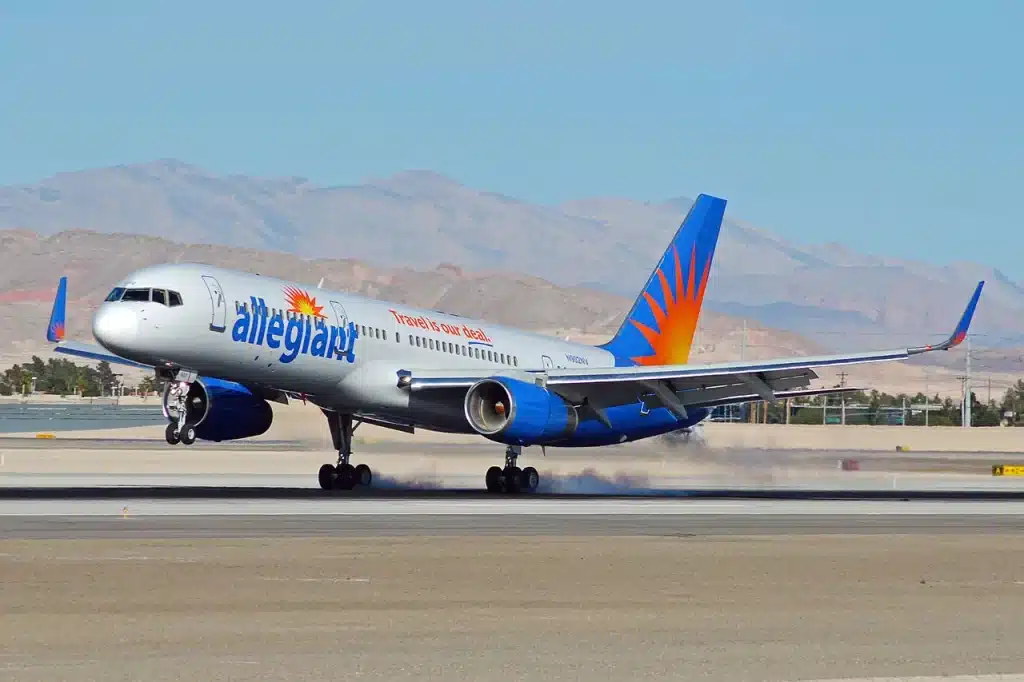 Allegiant's Boeing 757 was retired because of it's high maintenance costs.