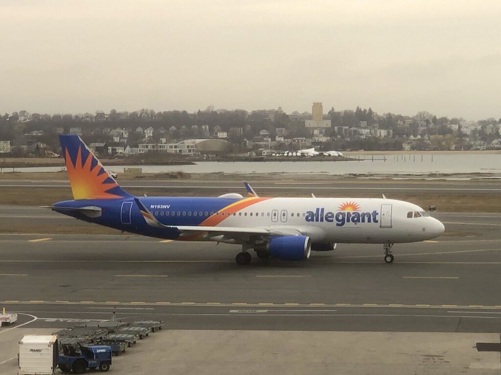 The Allegiant Air Airbus A320 is the workhorse of the airlines fleet.