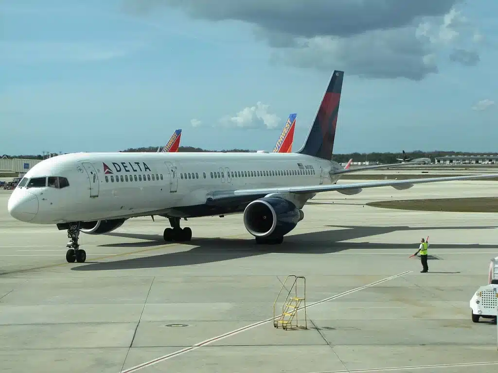 Delta's Boeing 757's are likely used for repositioning purposes on flights to Fort Myers. The Boeing 757 is better suited for transcontinental travel.