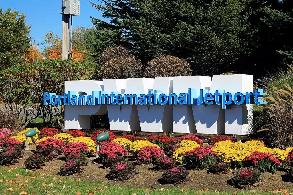 Portland International Jetport is Maine's largest passenger airport.