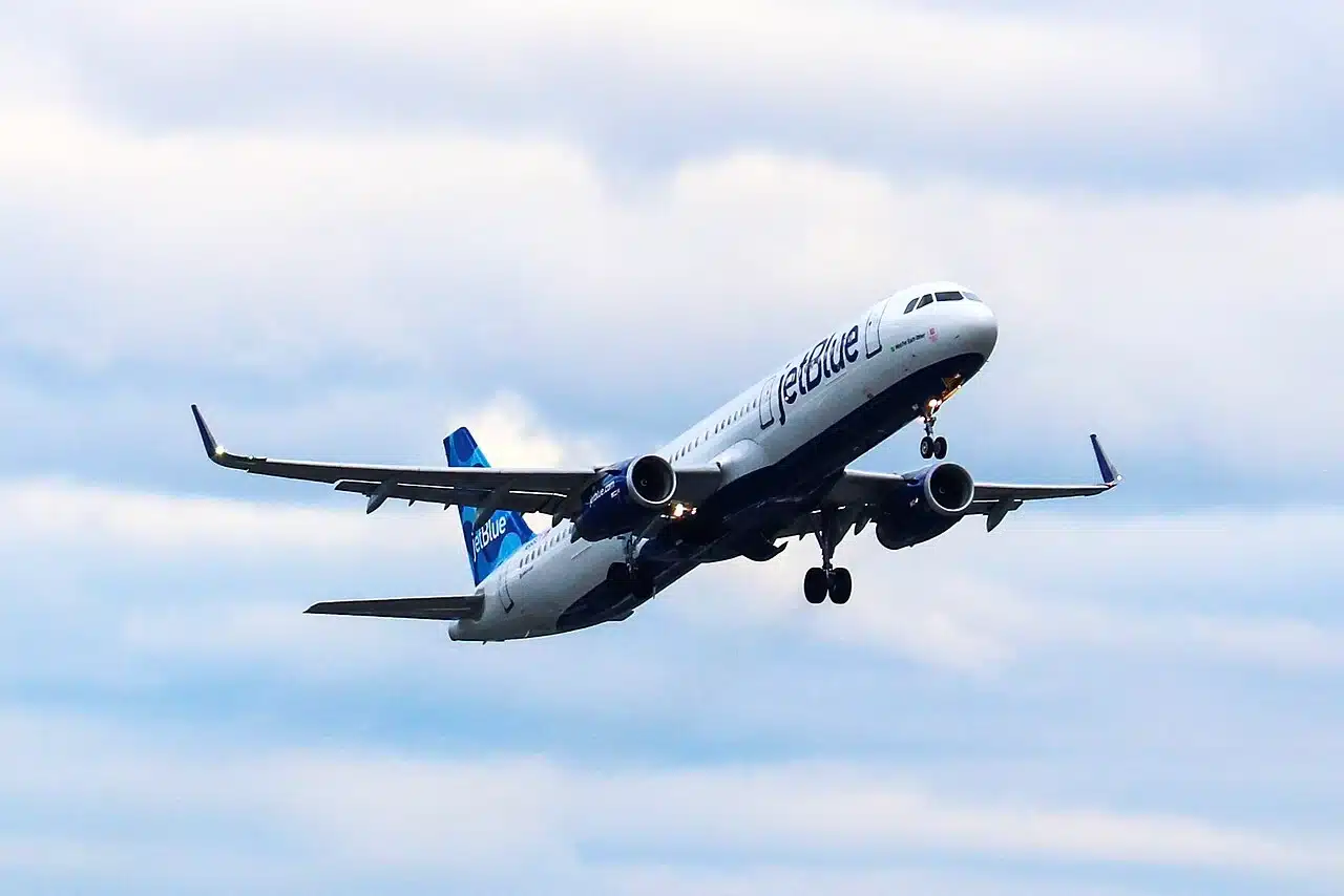 JetBlue's A321 plane exclusively flies the route between New York and Guyana.