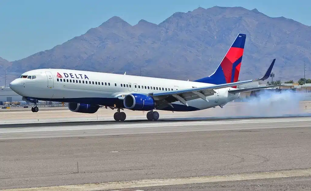 Delta uses their Boeing 737-900 on routes to Bozeman from Minneapolis and Salt Lake City.