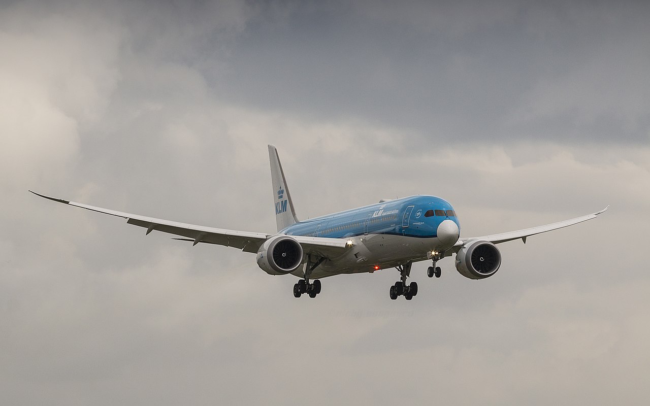 KLM uses their Boeing 787 on it's longer routes from the United States to Amsterdam like from San Francisco.