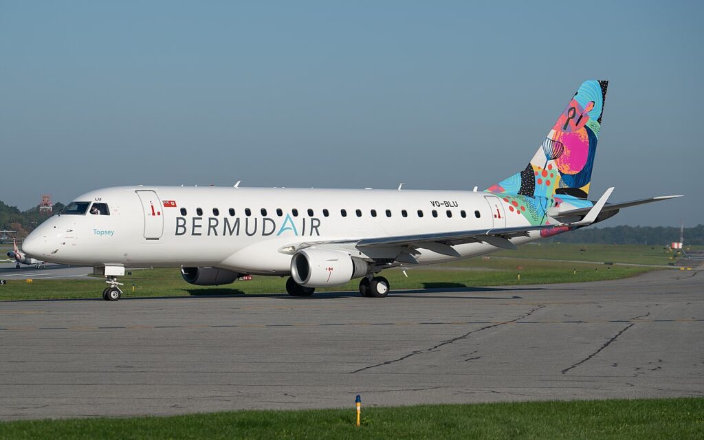 BermudAir offers flights between Bermuda and the United States.