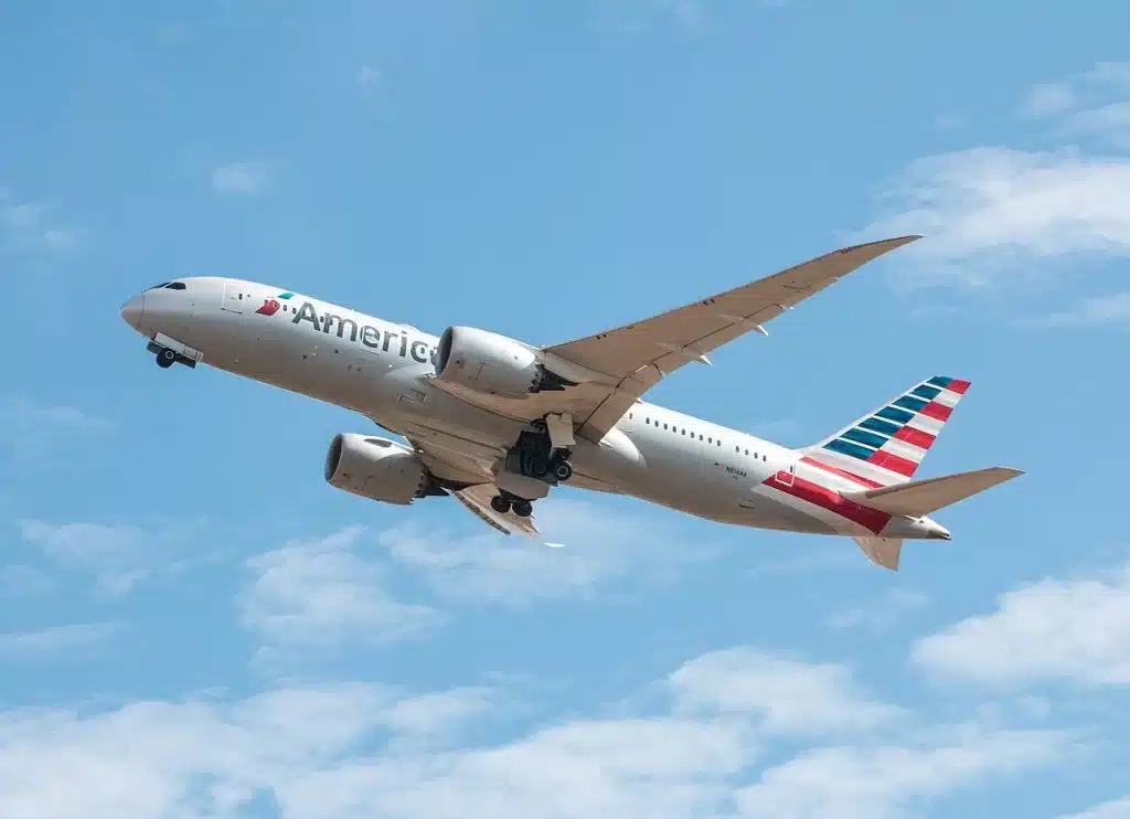 The Boeing 787 Dreamliner offers a more comfortable and premium travel experience for American Airlines customers.