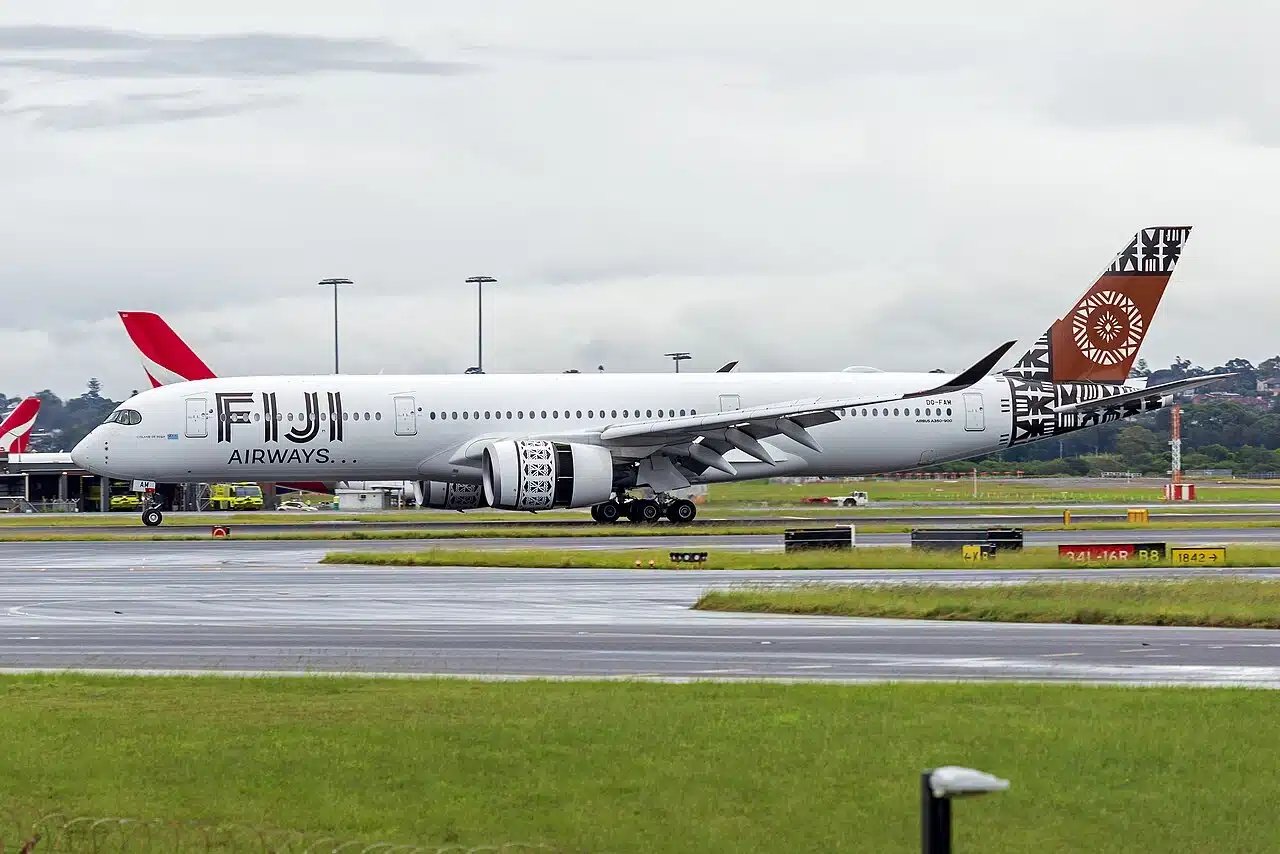 Fiji Airway's flies the Airbus A350 from Los Angeles and Dallas.