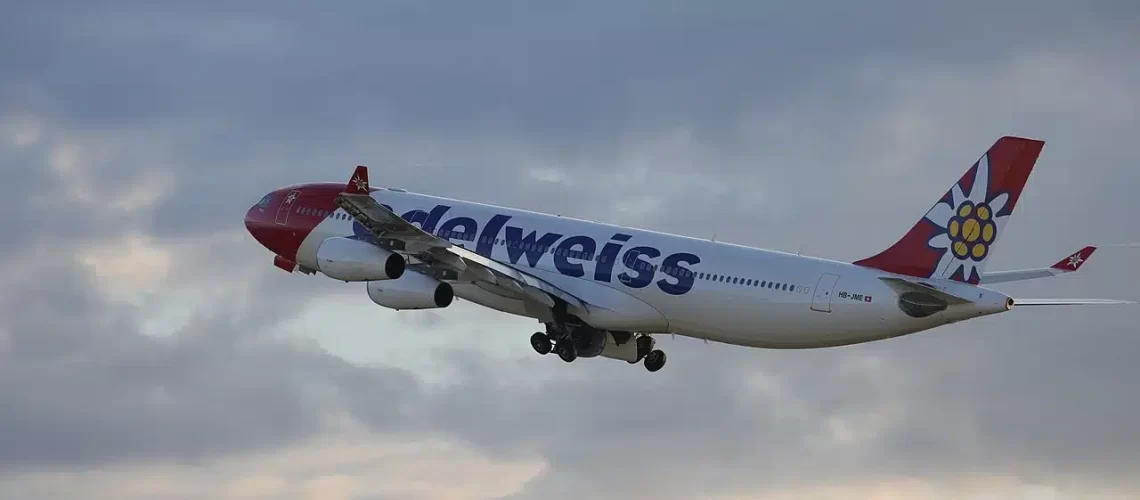 Edelweiss Air serves 4 cities in the United States with flights to Switzerland.