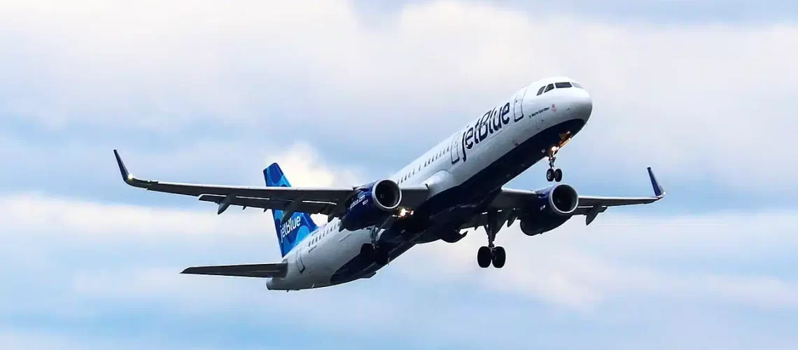 JetBlue's A321 plane exclusively flies the route between New York and Guyana.