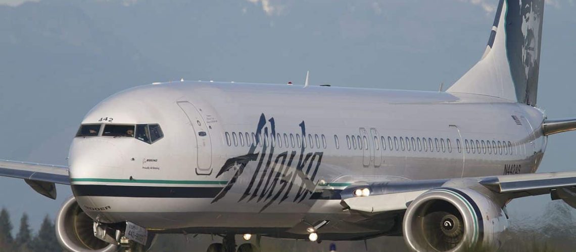 Boeing 737-900ER flies mostly Alaska's longer ranged flights.