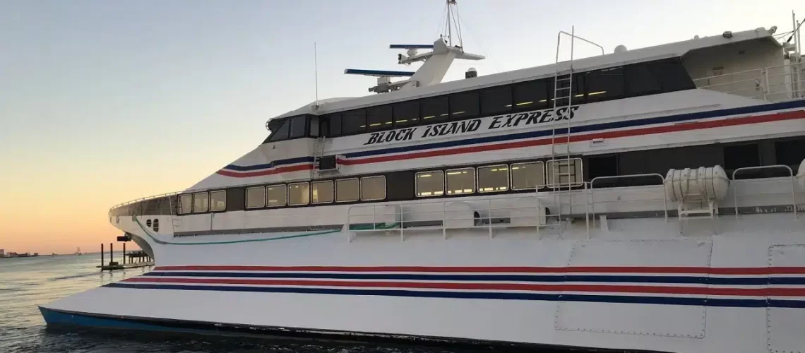 Block Island Express Ferry provides service from Long Island or Connecticut to Block Island via high speed ferrys